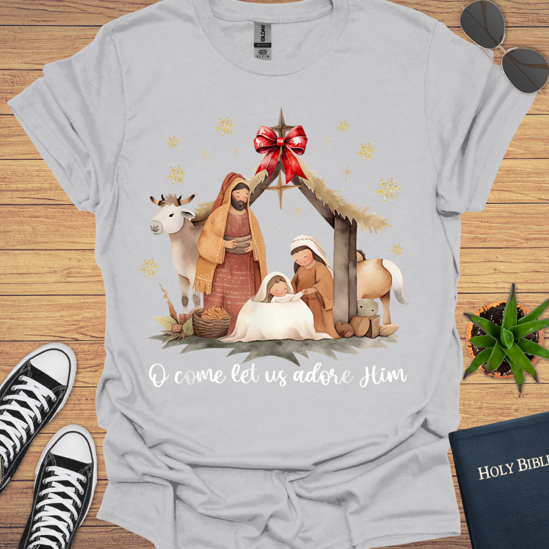 Let us Adore Him  T-Shirt