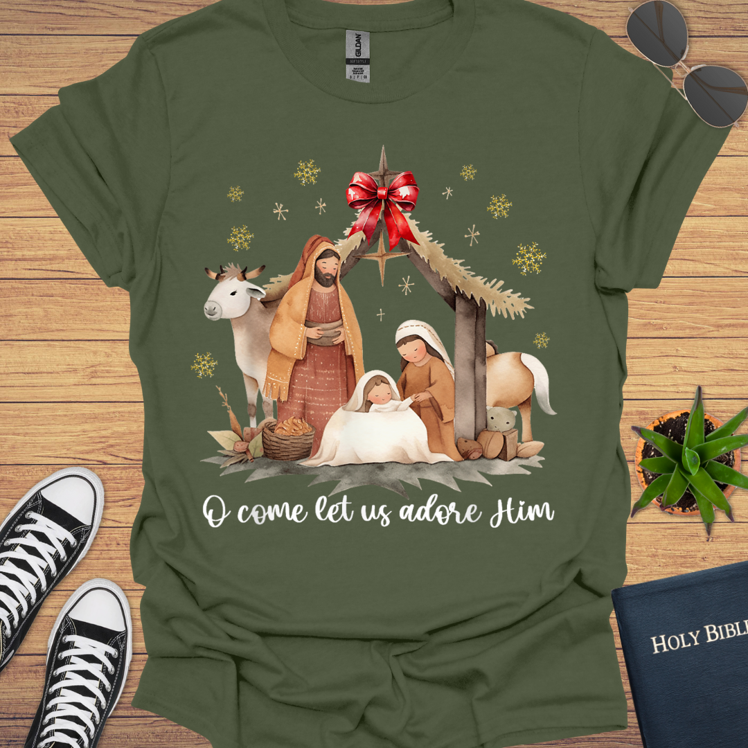 Let us Adore Him  T-Shirt
