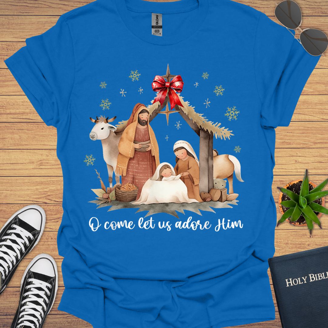 Let us Adore Him  T-Shirt