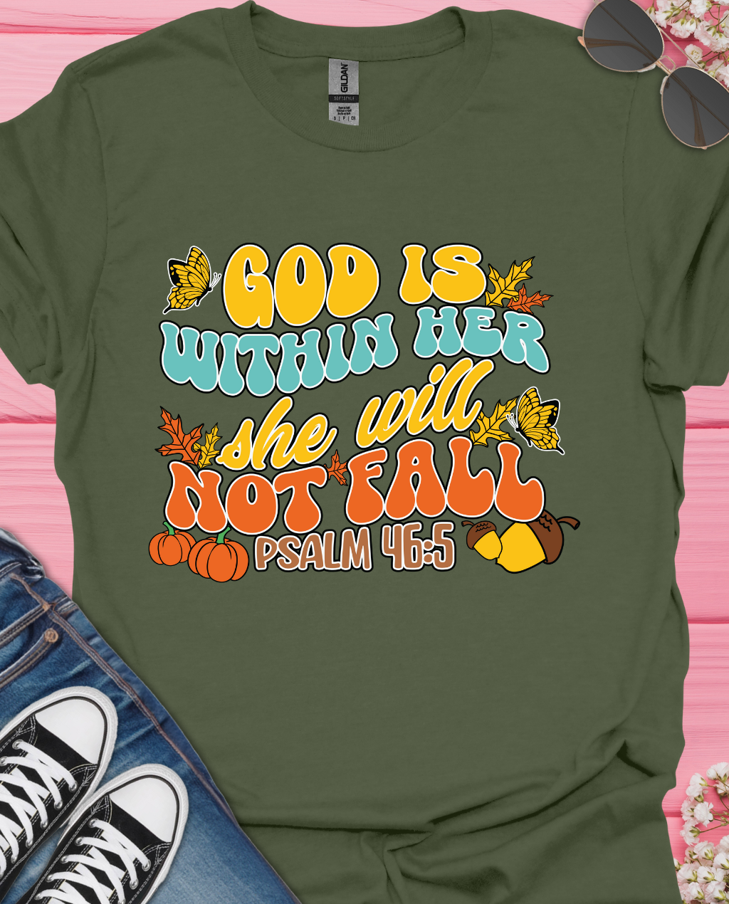 God is With Her  T-Shirt