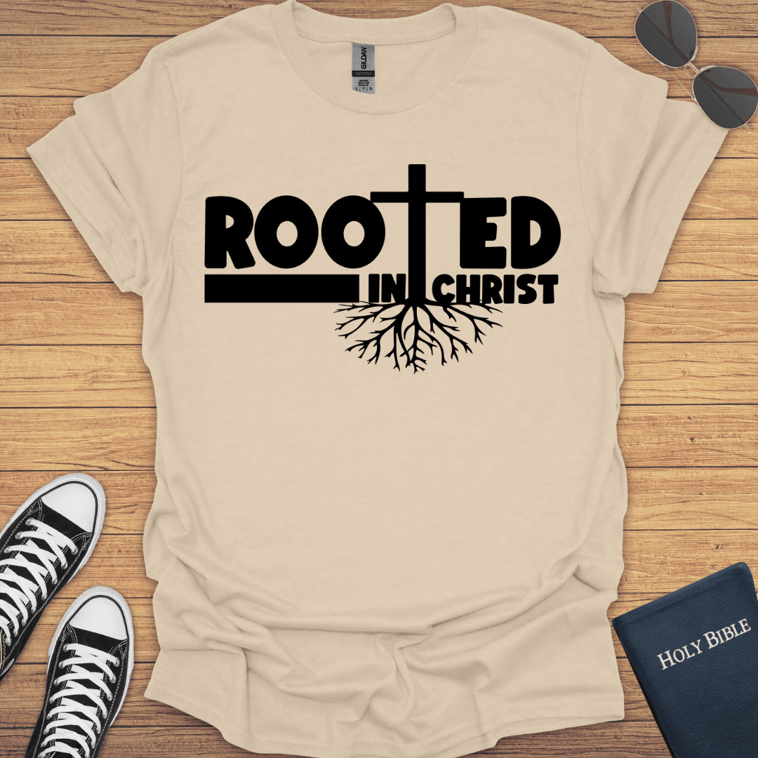 Rooted in Christ T-Shirt - Christian Clothes