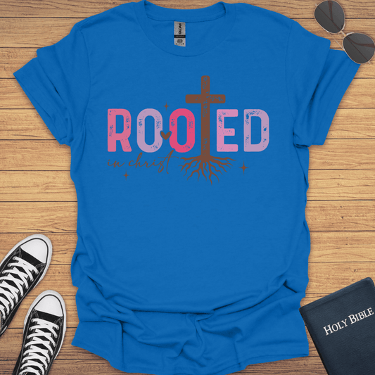 Rooted in Christ T-Shirt - Christian Clothes