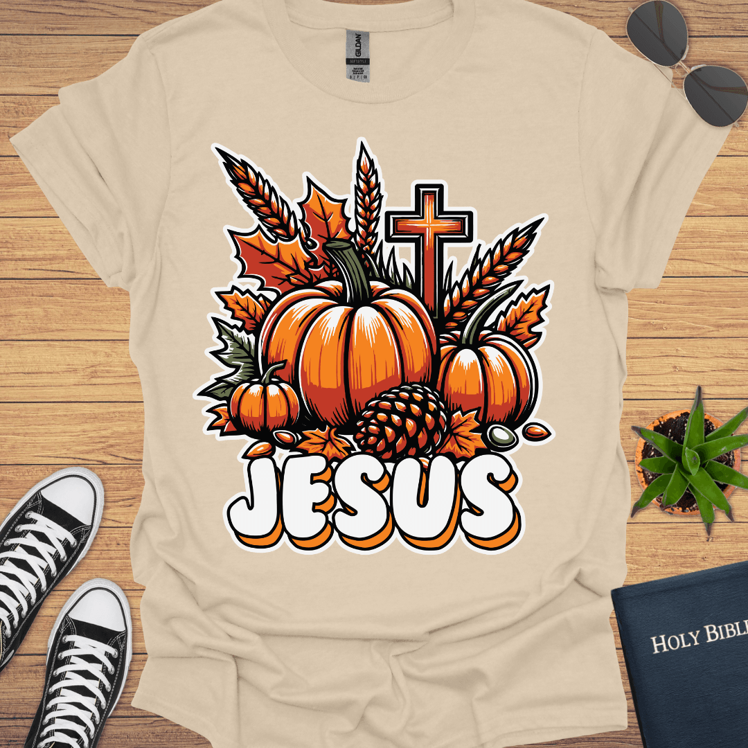 Jesus Fall Design T-Shirt - Christian Clothes