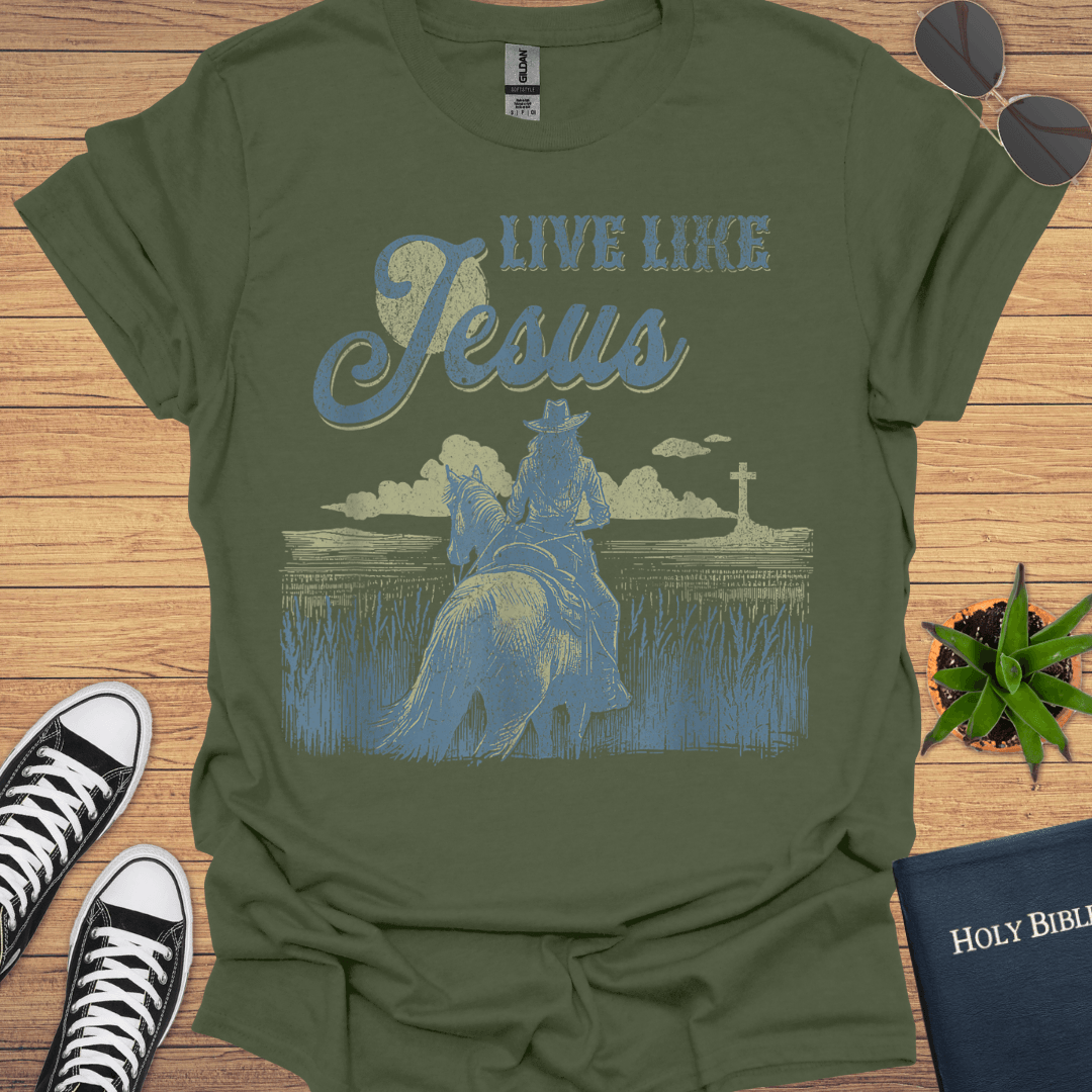Leave Like Jesus T-Shirt - Christian Clothes