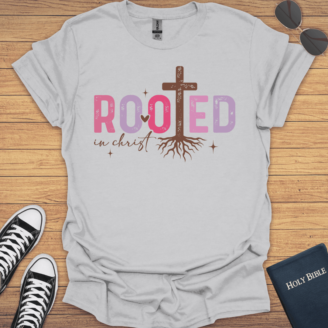 Rooted in Christ T-Shirt - Christian Clothes