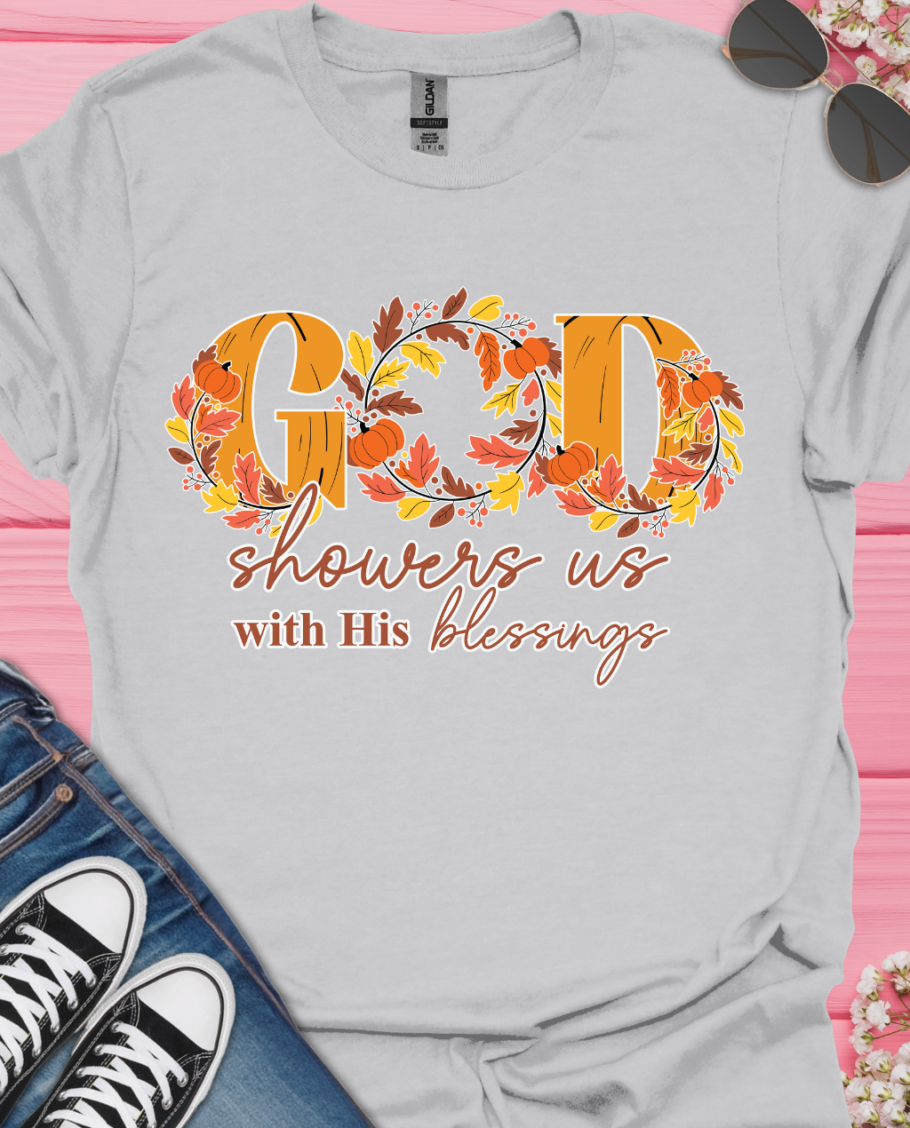 God Showers Us T-Shirt