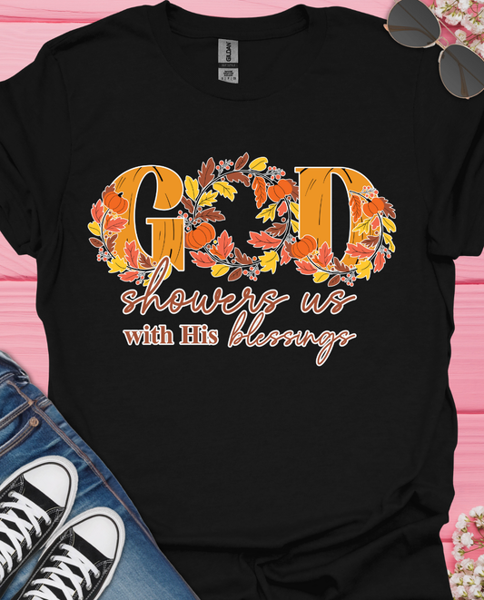 God Showers Us T-Shirt