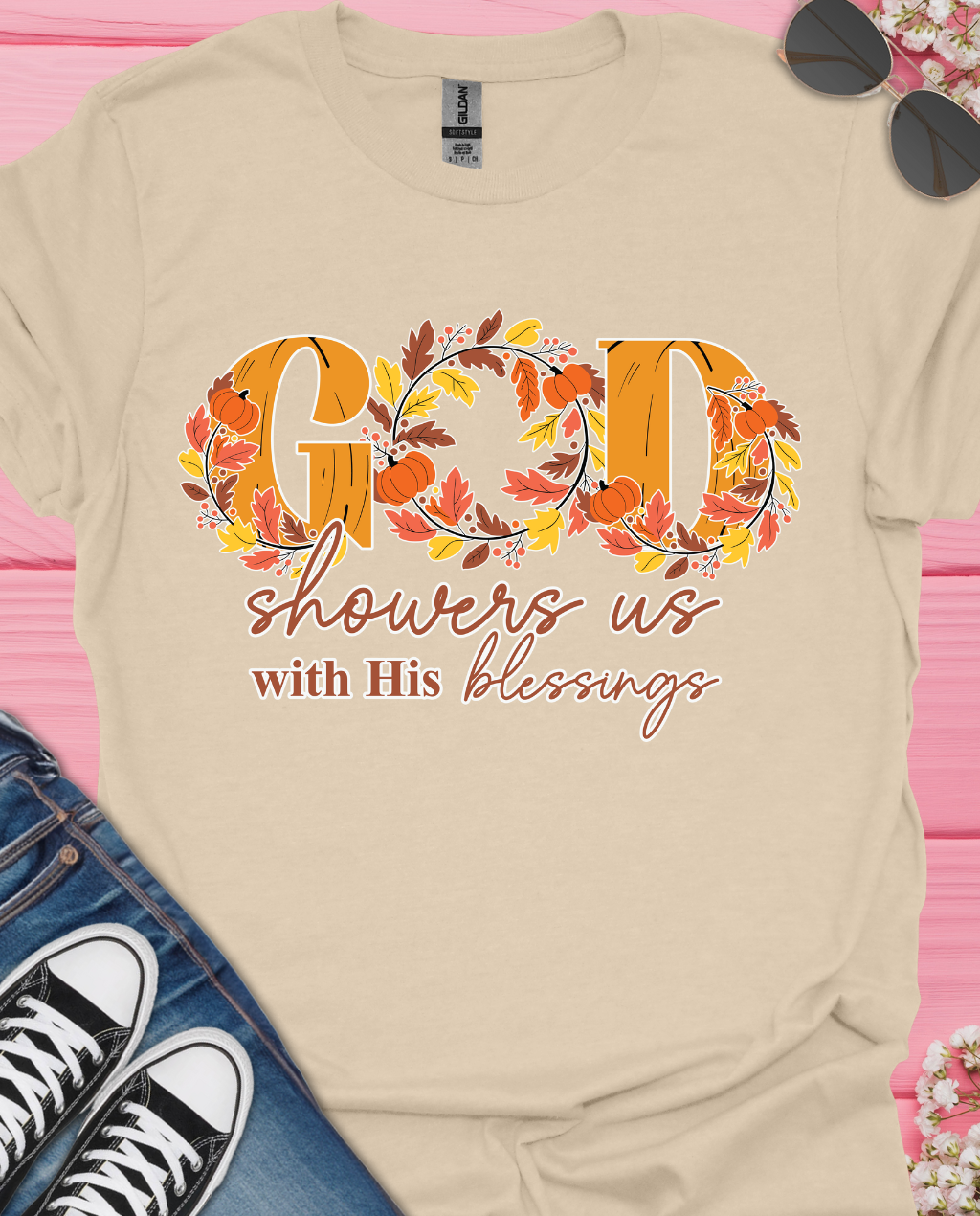 God Showers Us T-Shirt