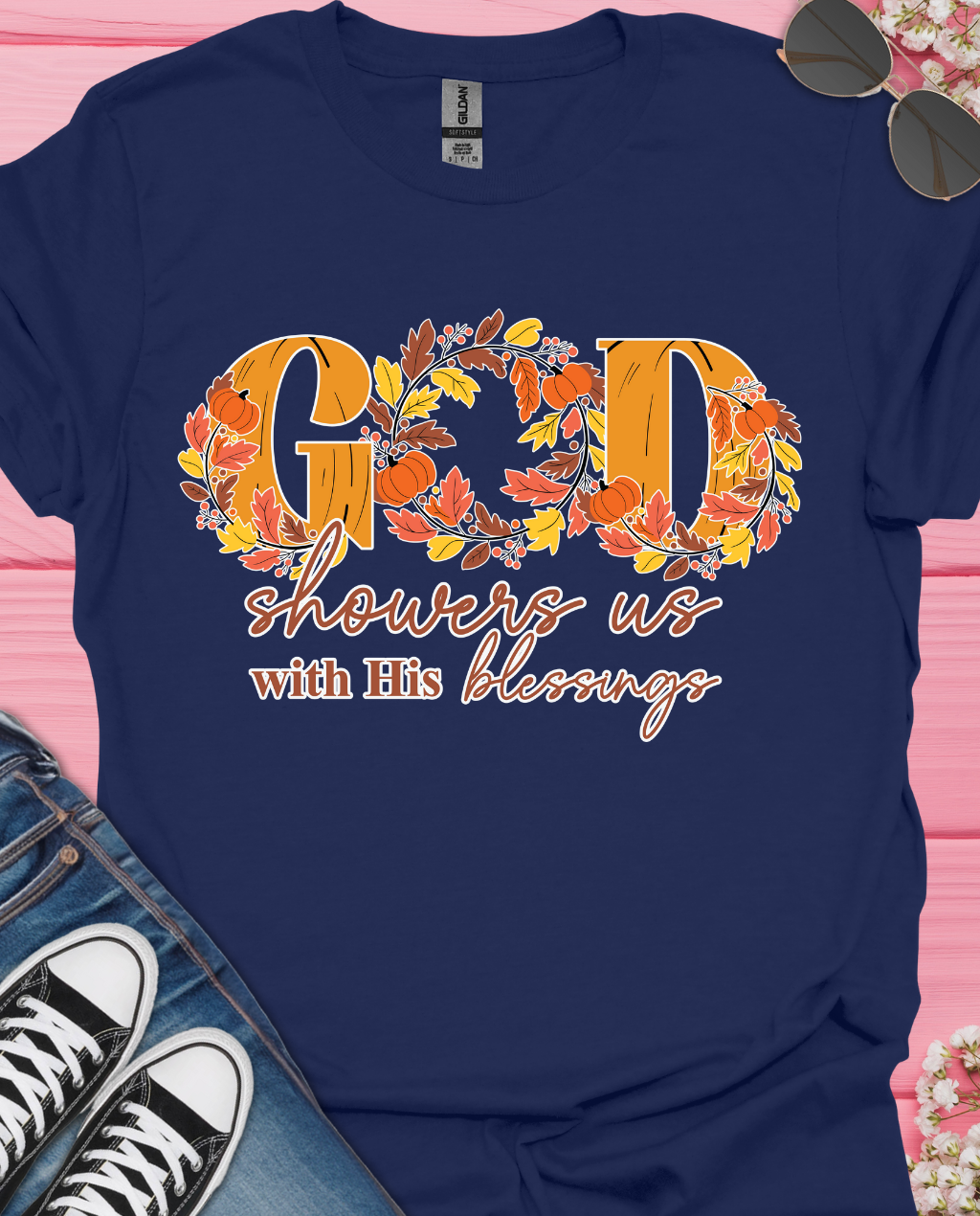 God Showers Us T-Shirt