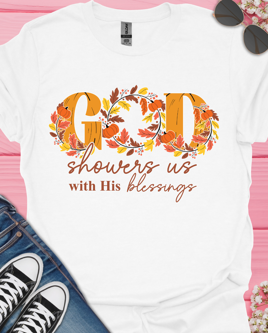 God Showers Us T-Shirt