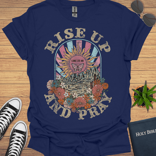 Riseup and Pray T-Shirt - Christian Clothes