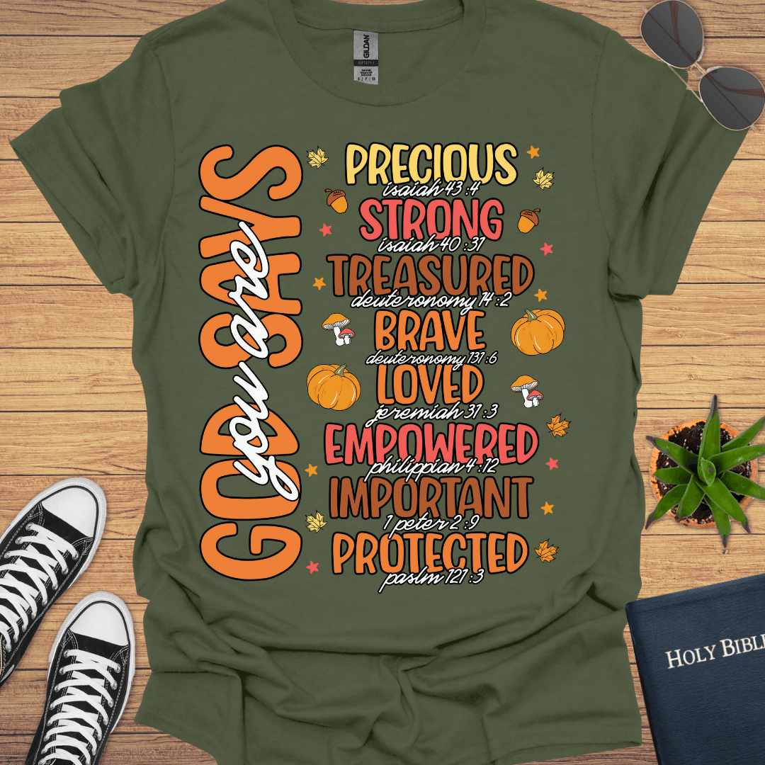 God Says I Am T-Shirt - Christian Clothes