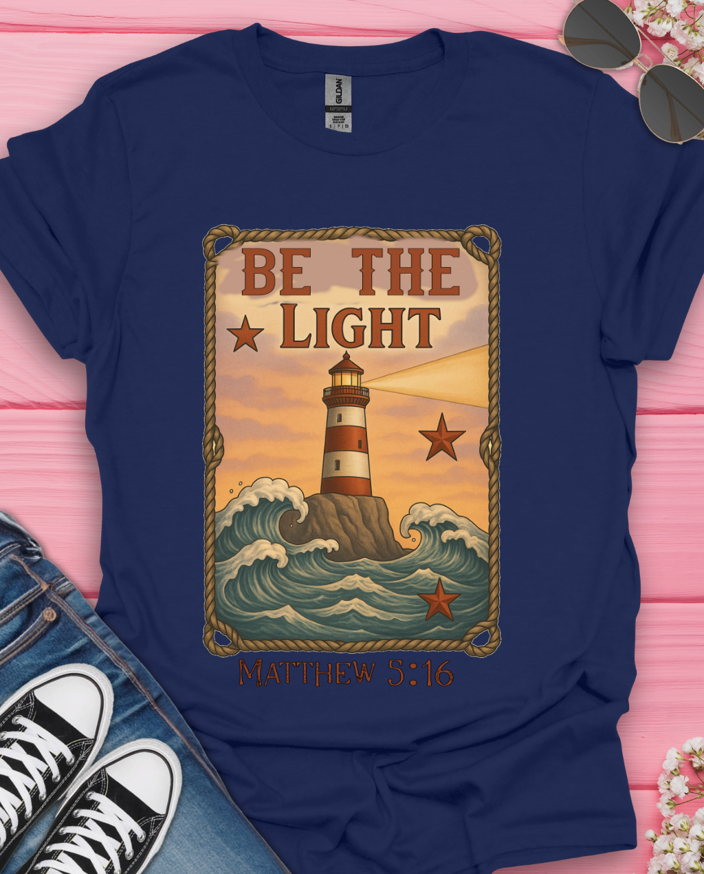 Be The Light Matthew 5:16 T-Shirt