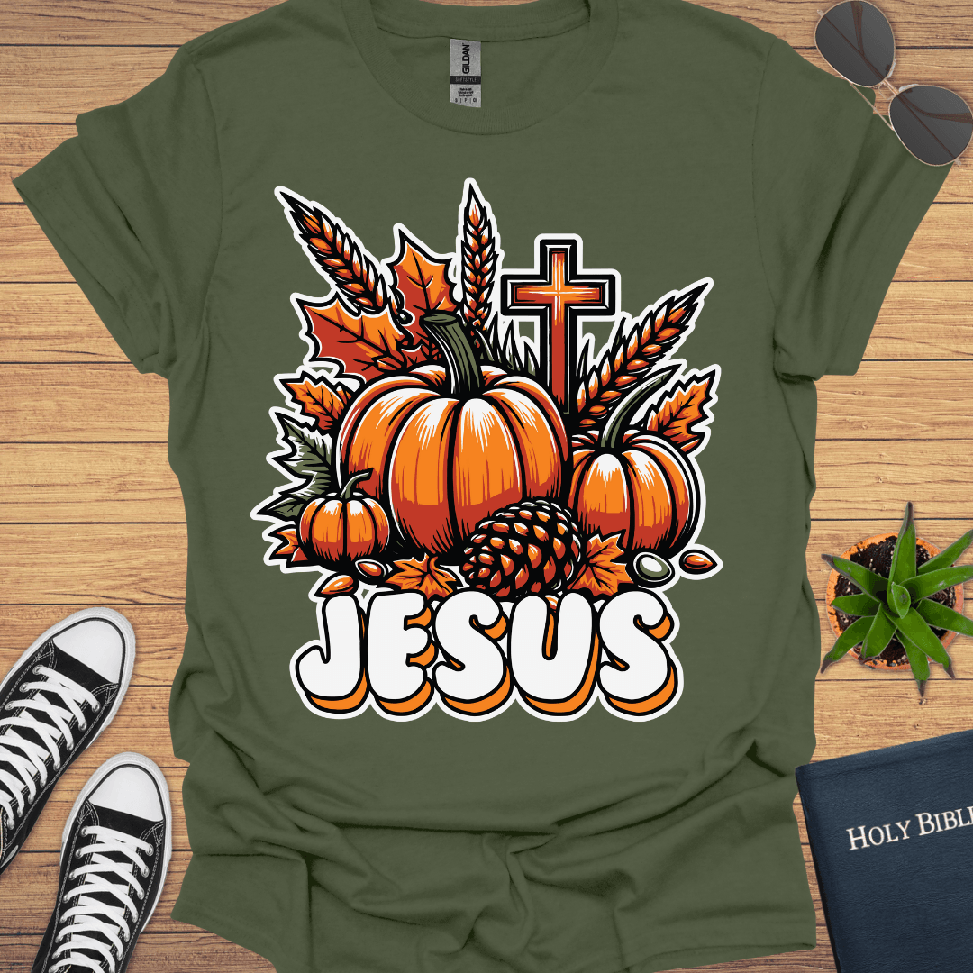 Jesus Fall Design T-Shirt - Christian Clothes