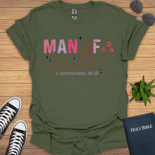 Man of Faith T-Shirt - Christian Clothes