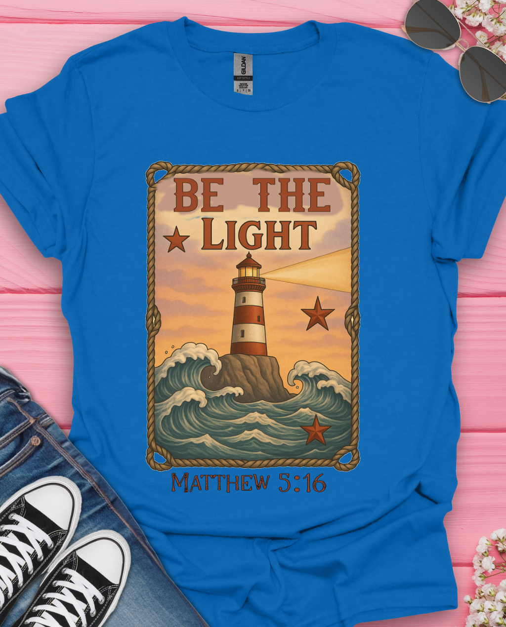 Be The Light Matthew 5:16 T-Shirt
