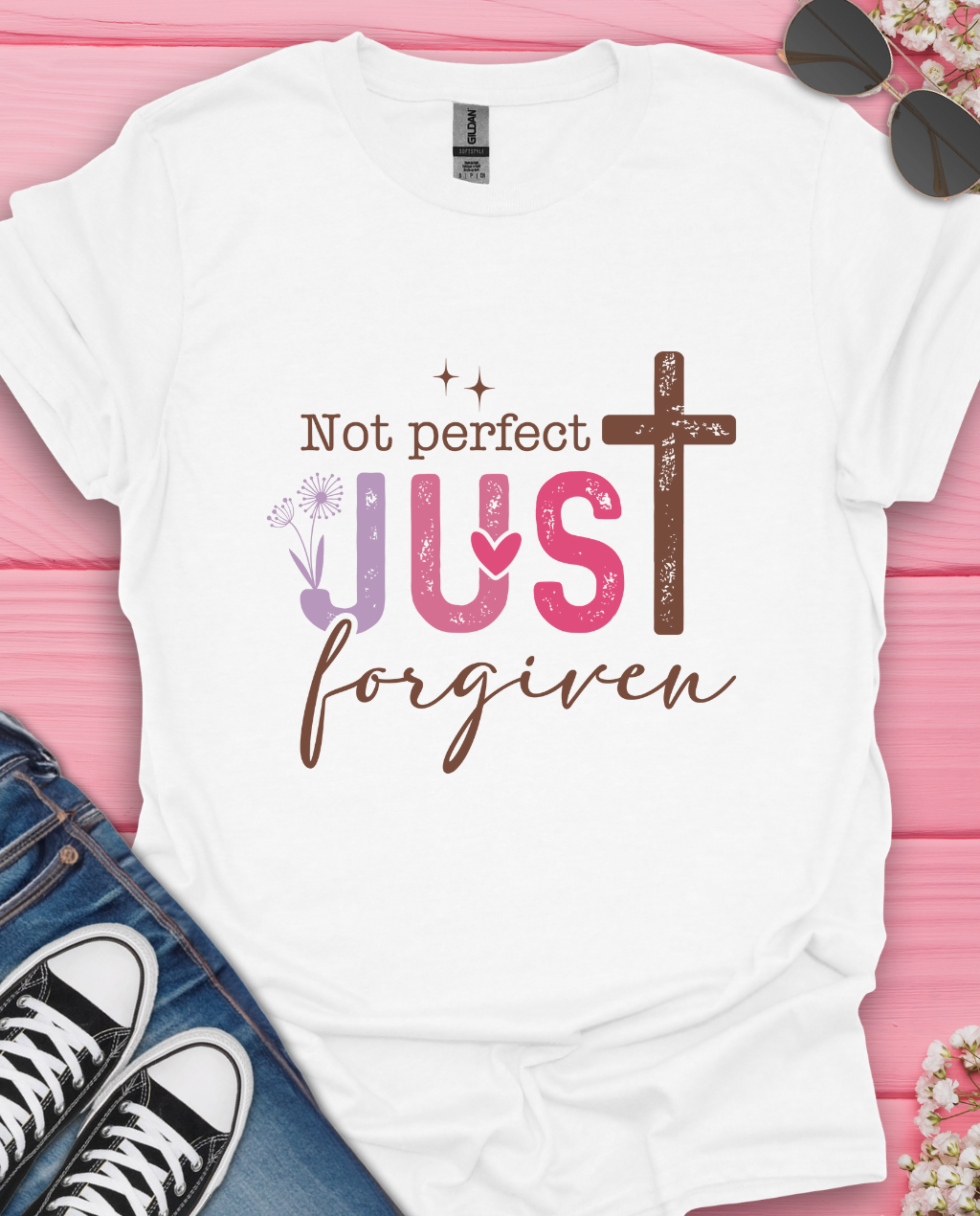 Not Perfect Just Forgiven T-Shirt