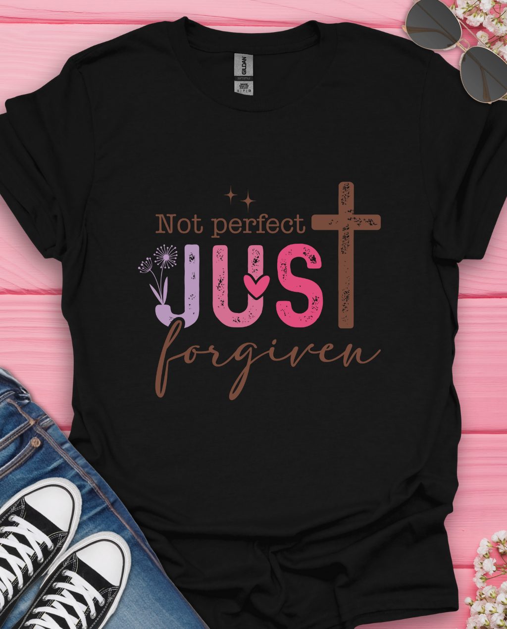 Not Perfect Just Forgiven T-Shirt