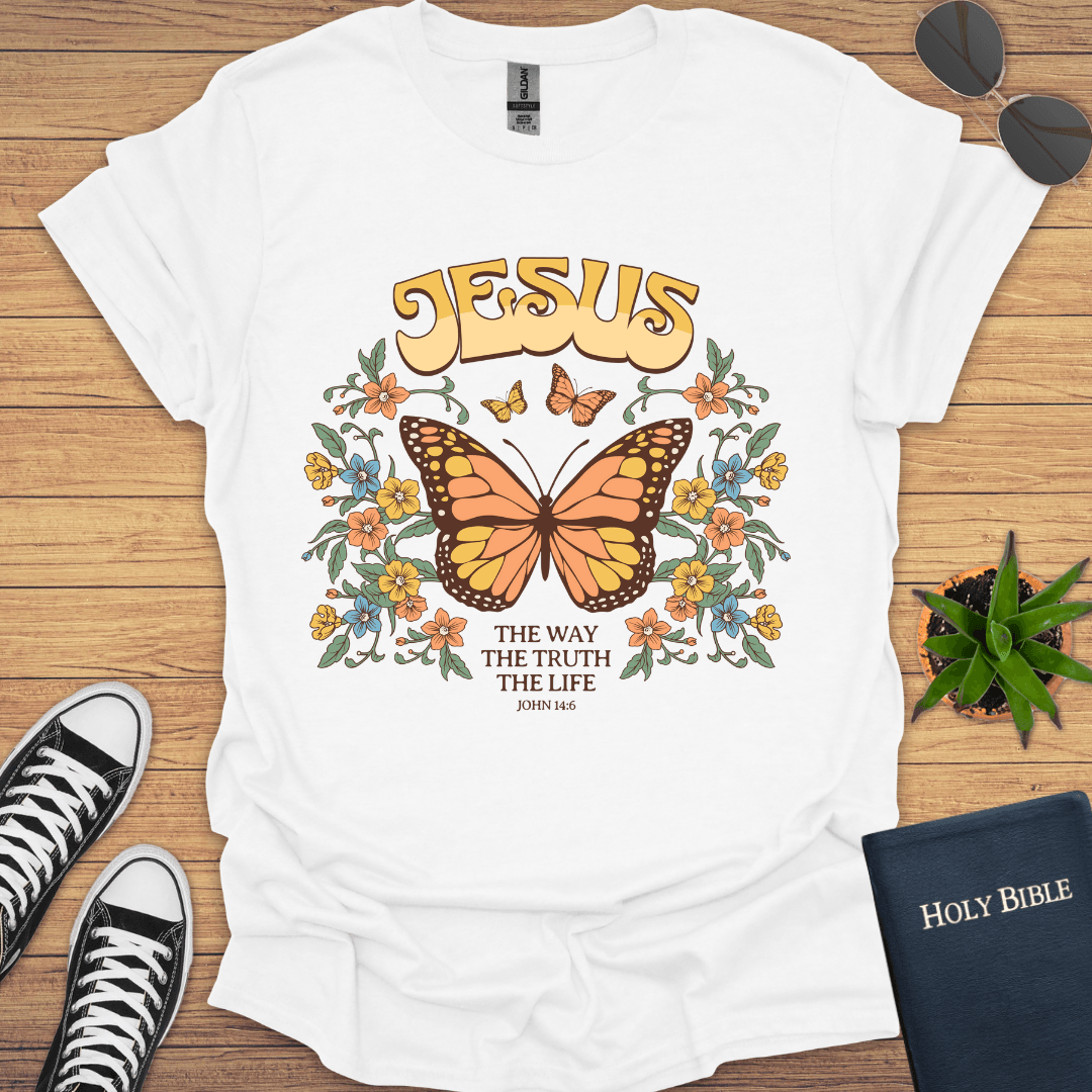 Jesus The Way The Truth The Way T-Shirt - Christian Clothes