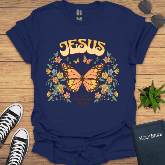 Jesus The Way The Truth The Way T-Shirt - Christian Clothes