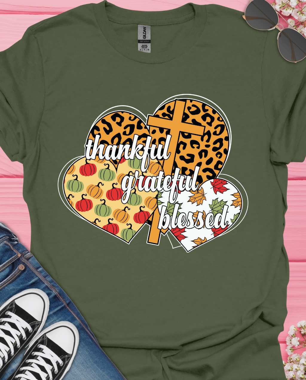 Grateful Thankful T-Shirt