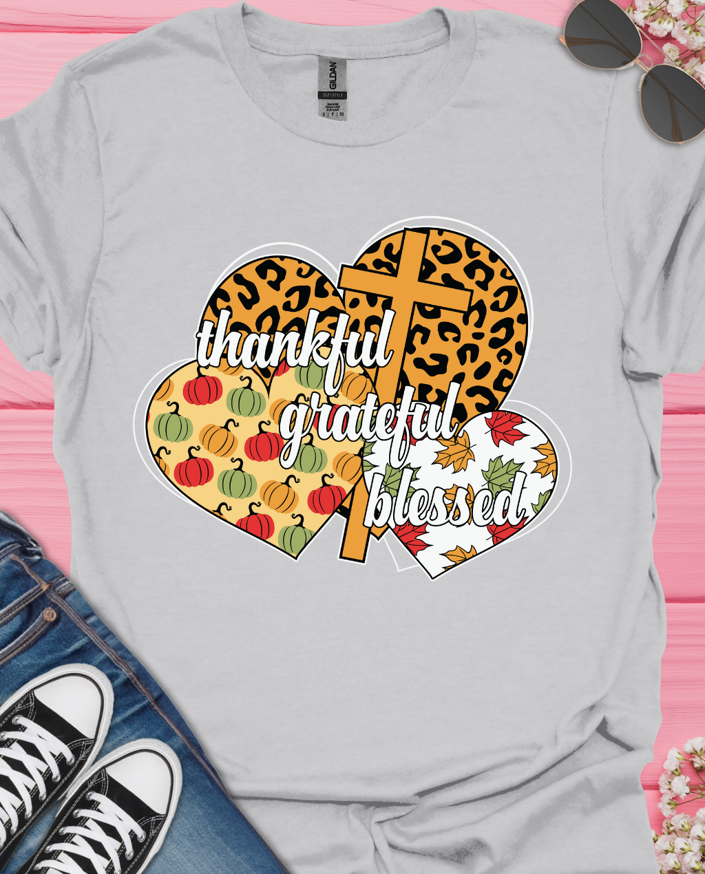 Grateful Thankful T-Shirt