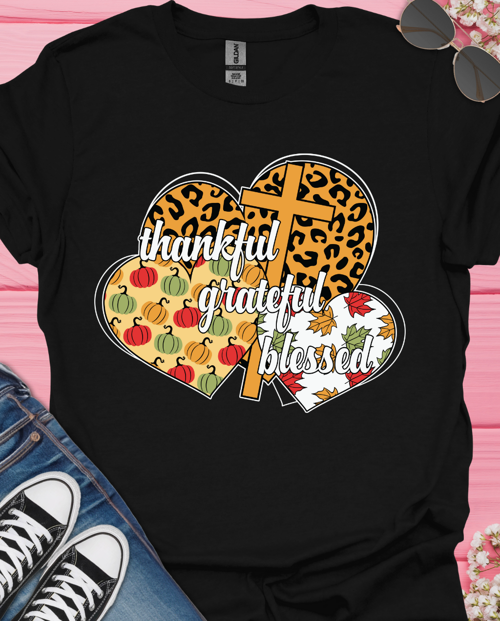 Grateful Thankful T-Shirt