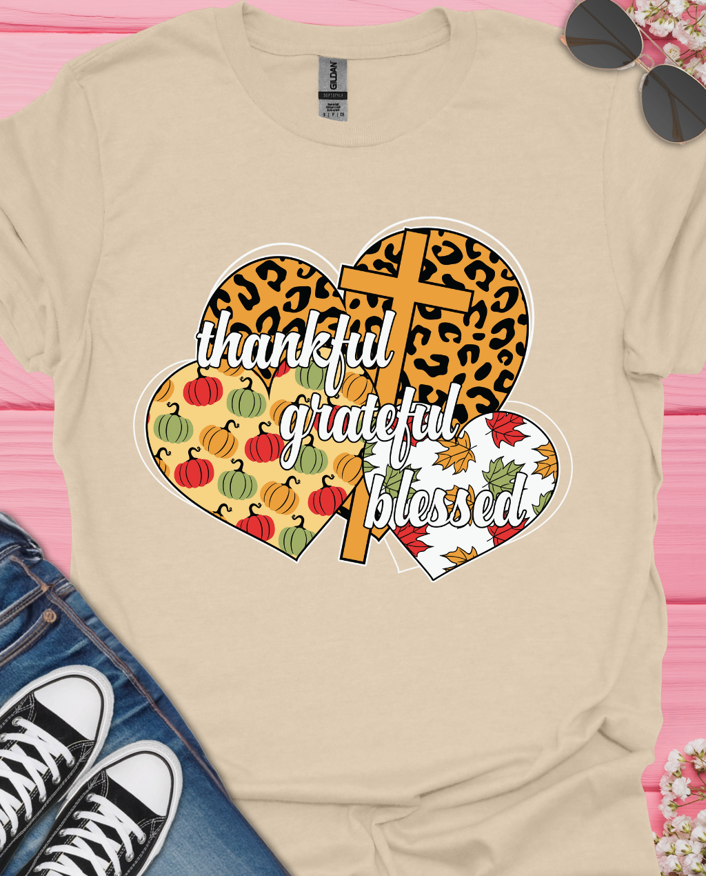 Grateful Thankful T-Shirt