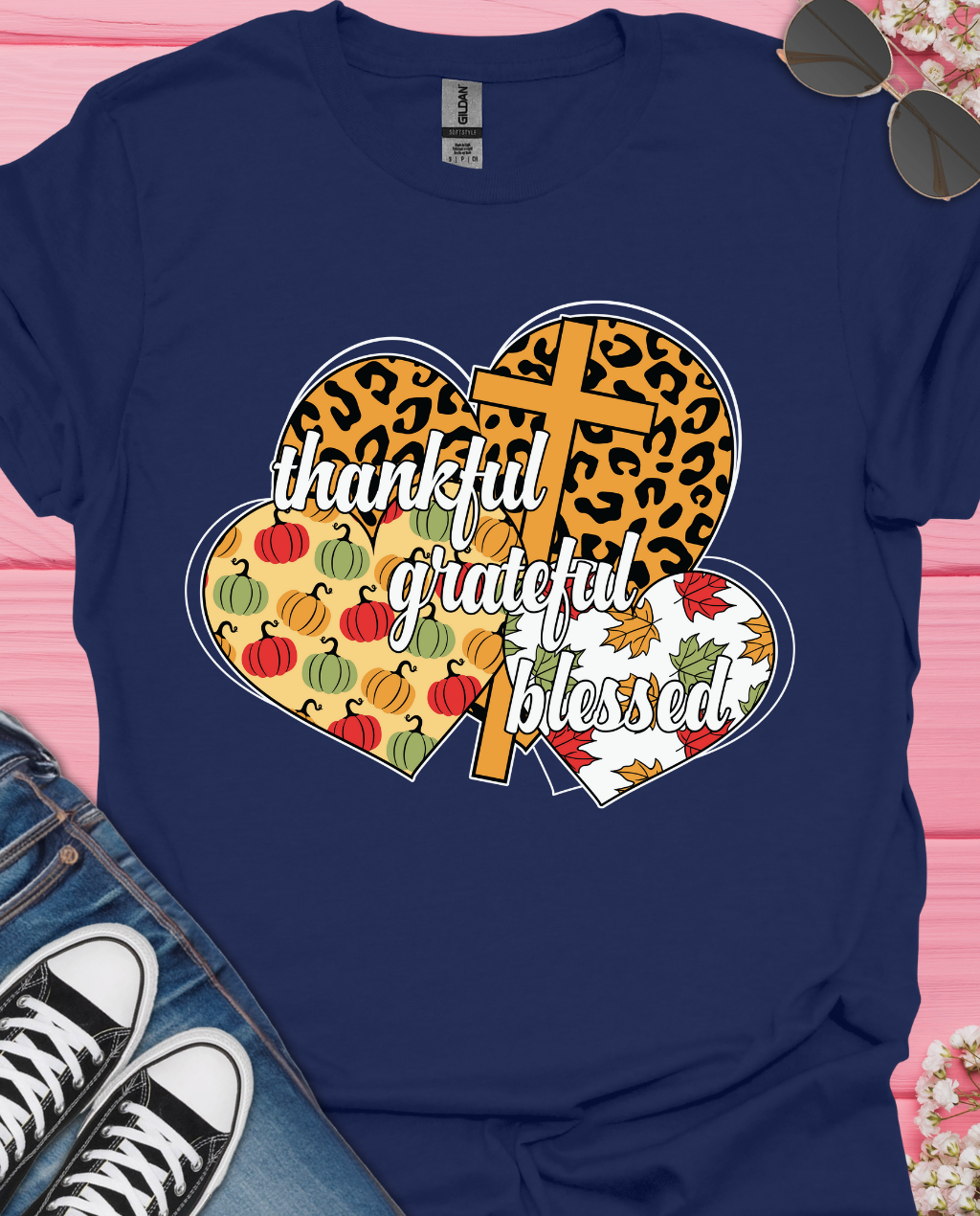 Grateful Thankful T-Shirt