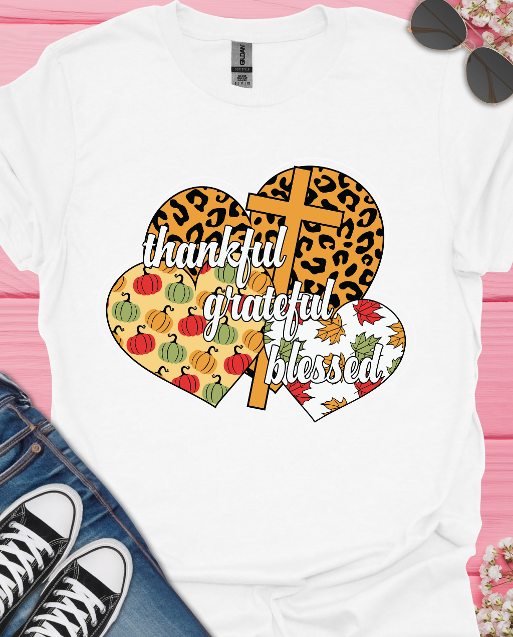 Grateful Thankful T-Shirt