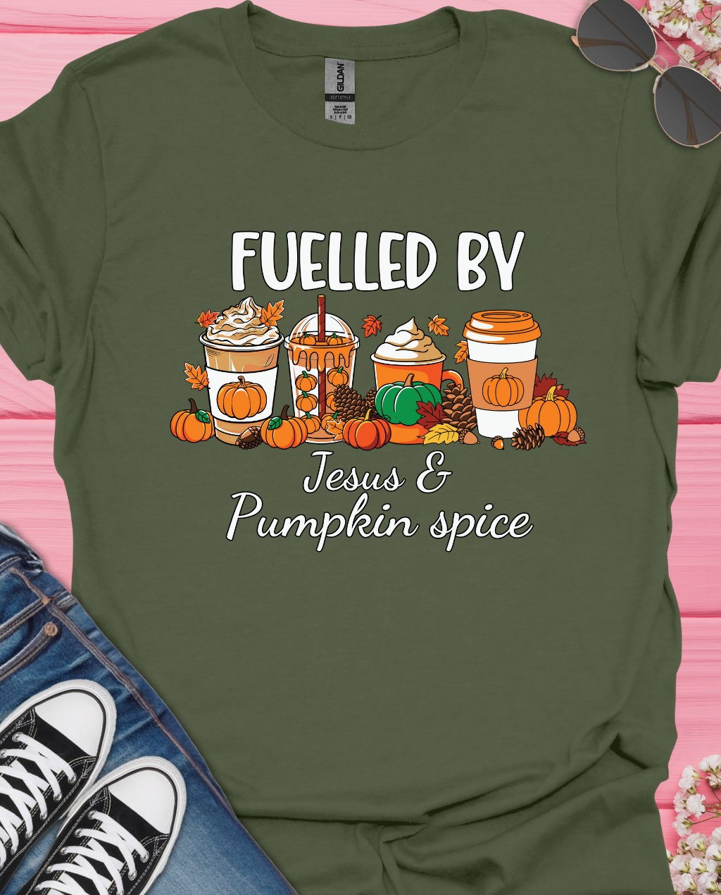 Fuelled By Jesus  T-Shirt