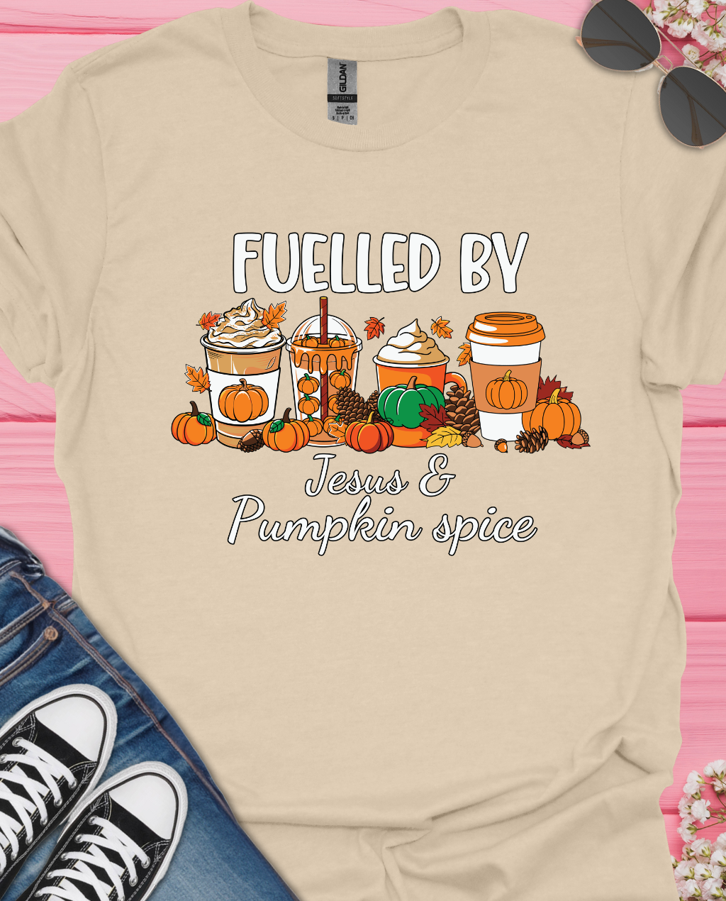 Fuelled By Jesus  T-Shirt