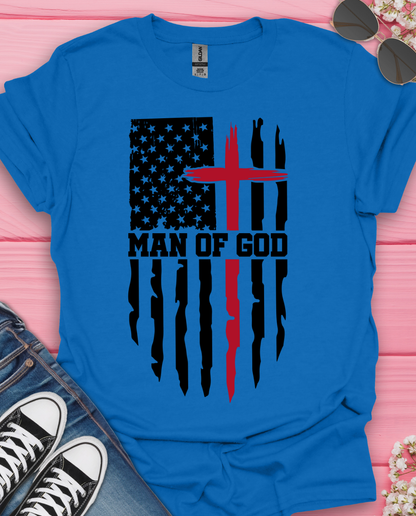 Man of God Flag T-Shirt