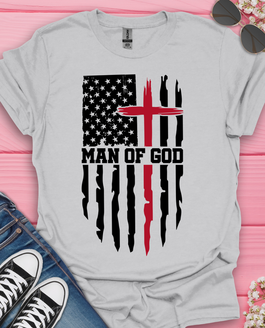 Man of God Flag T-Shirt
