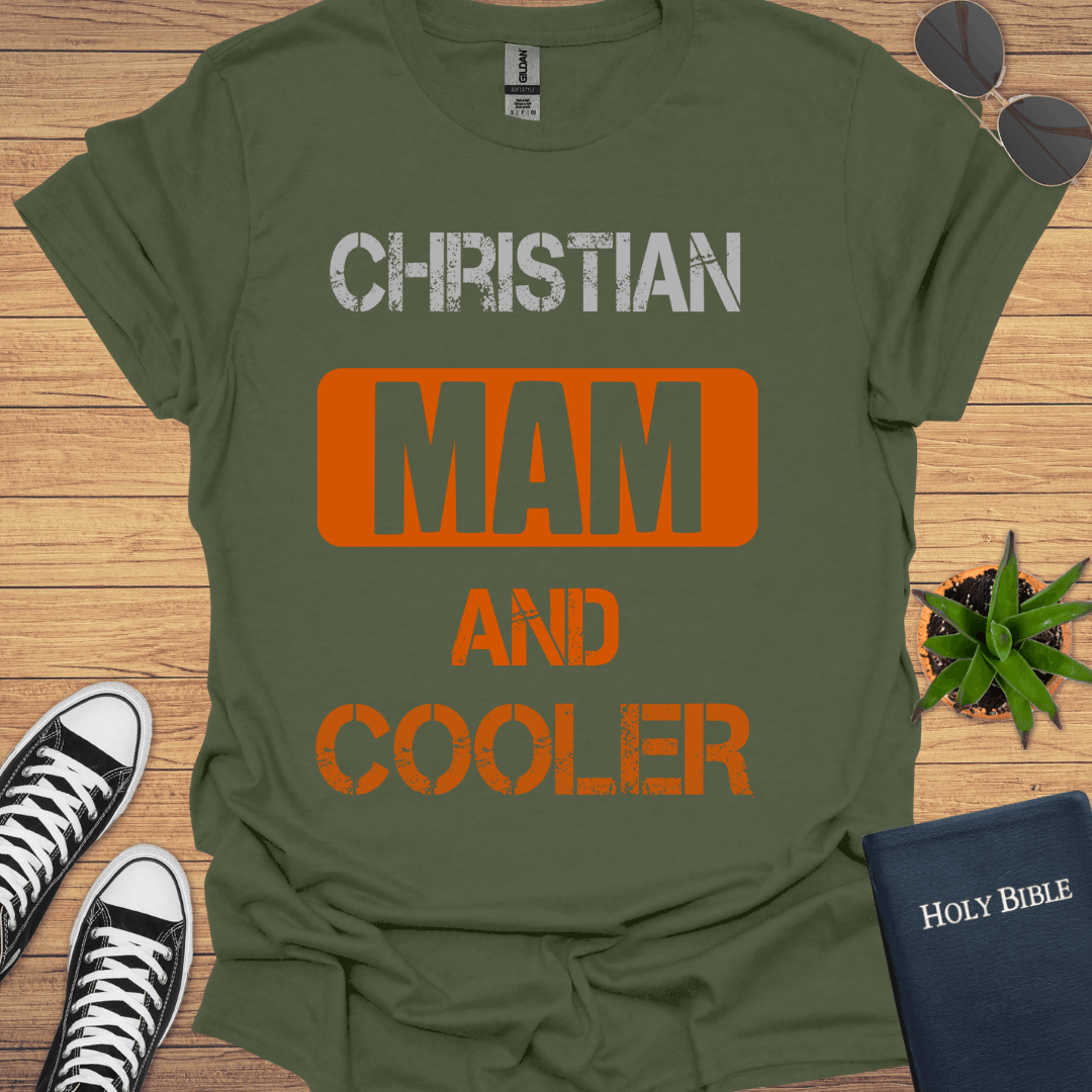 Christian Mam And Cooler T-Shirt - Christian Clothes