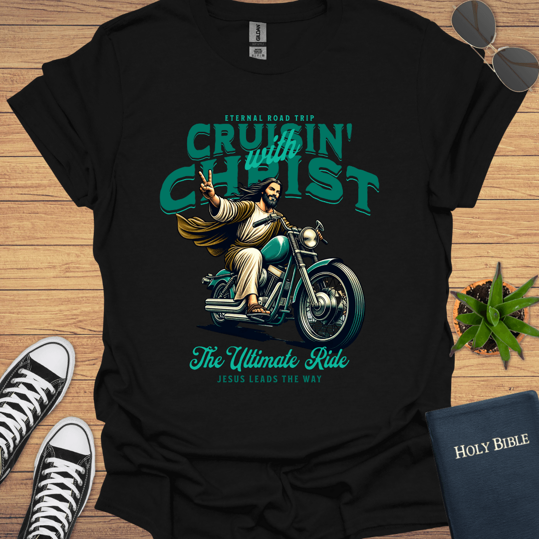 Cruising with Christ T-Shirt - Christian Clothes