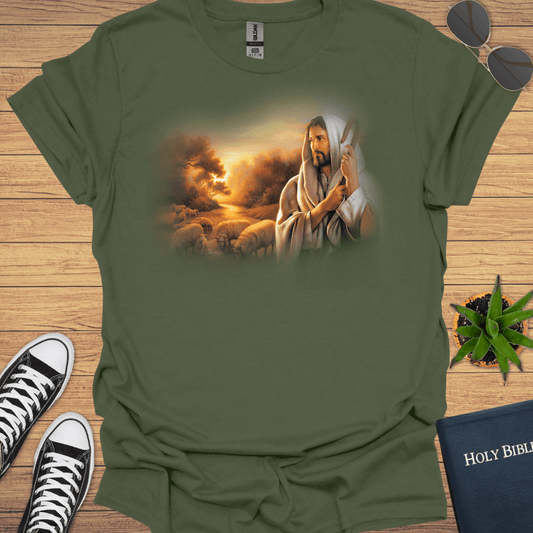 Jesus the Good Shepherd T-Shirt - Christian Clothes