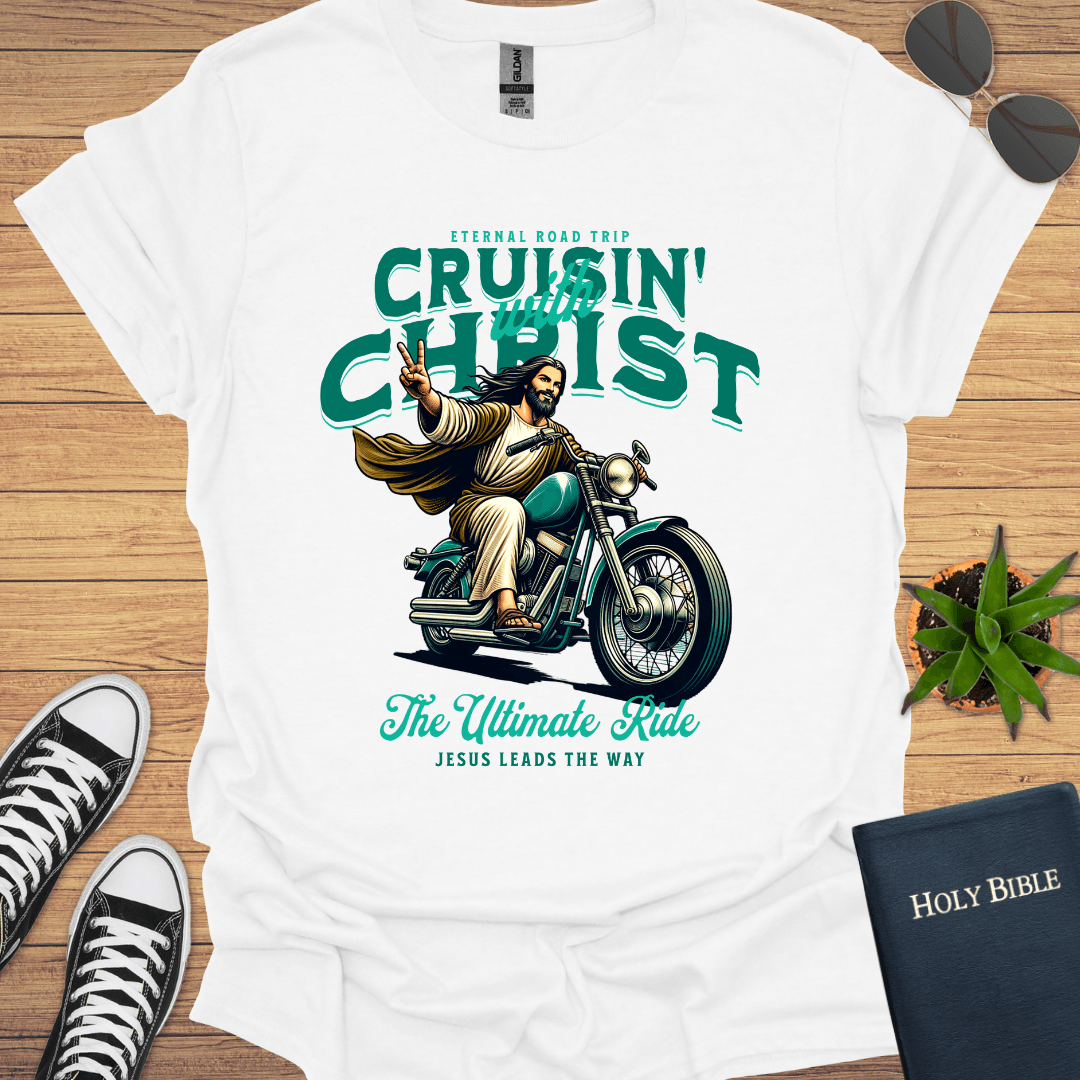 Cruising with Christ T-Shirt - Christian Clothes