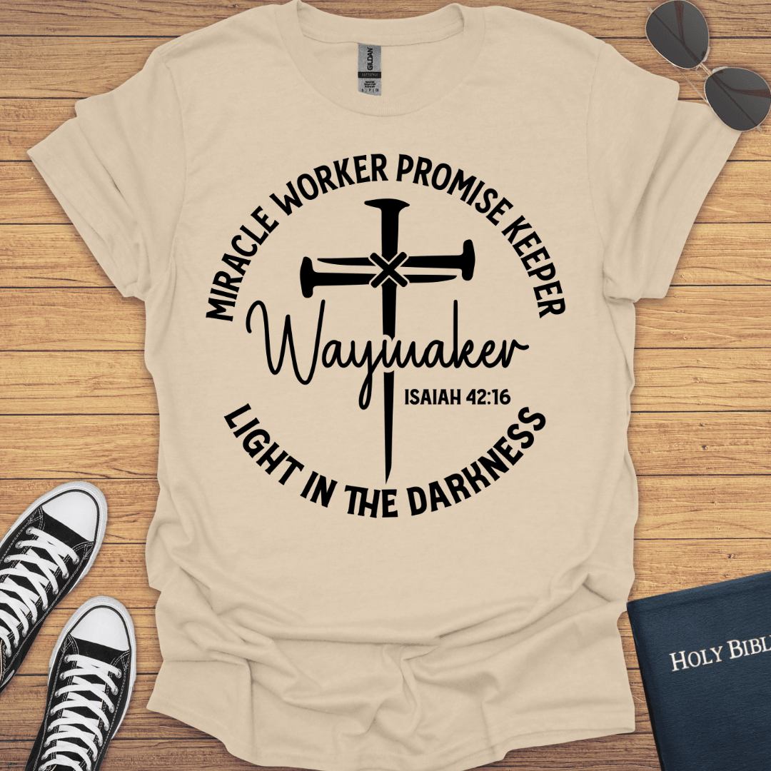 Waymaker Isaiah 42:16 T-Shirt - Christian Clothes