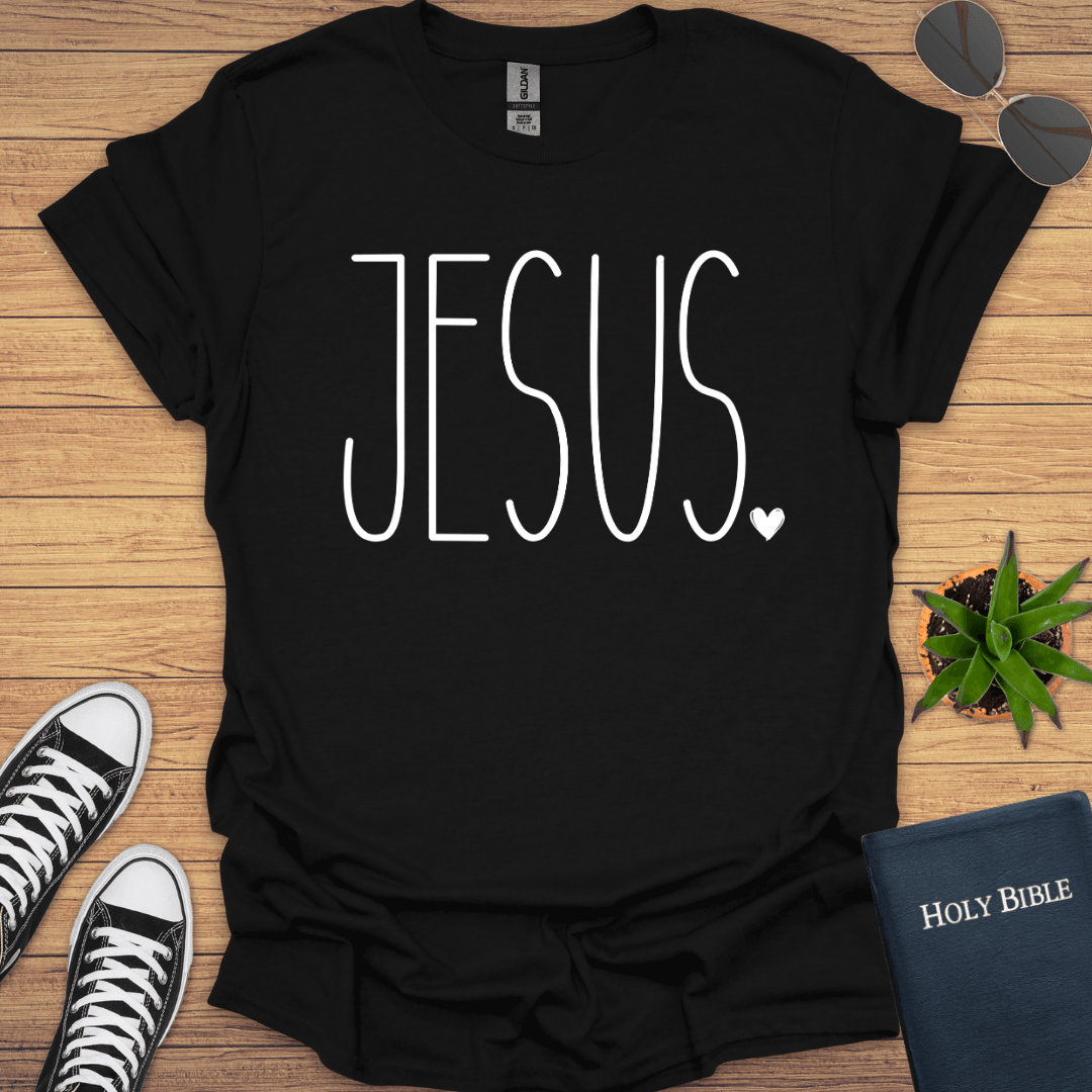 Jesus Minimalist Design T-Shirt - Christian Clothes