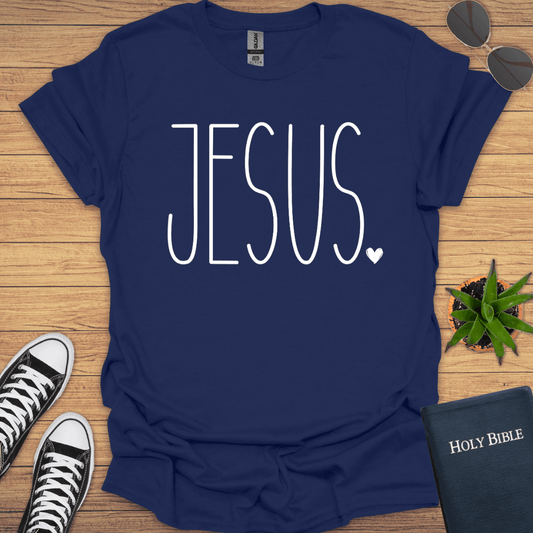 Jesus Minimalist Design T-Shirt - Christian Clothes