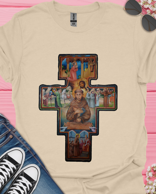 Fransiscan Cross   T-Shirt