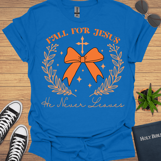 Fall For Jesus T-Shirt - Christian Clothes