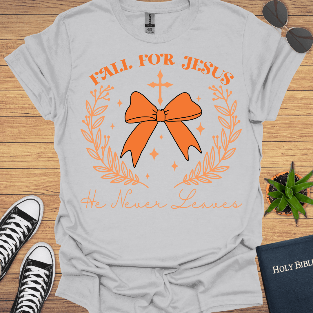 Fall For Jesus T-Shirt - Christian Clothes