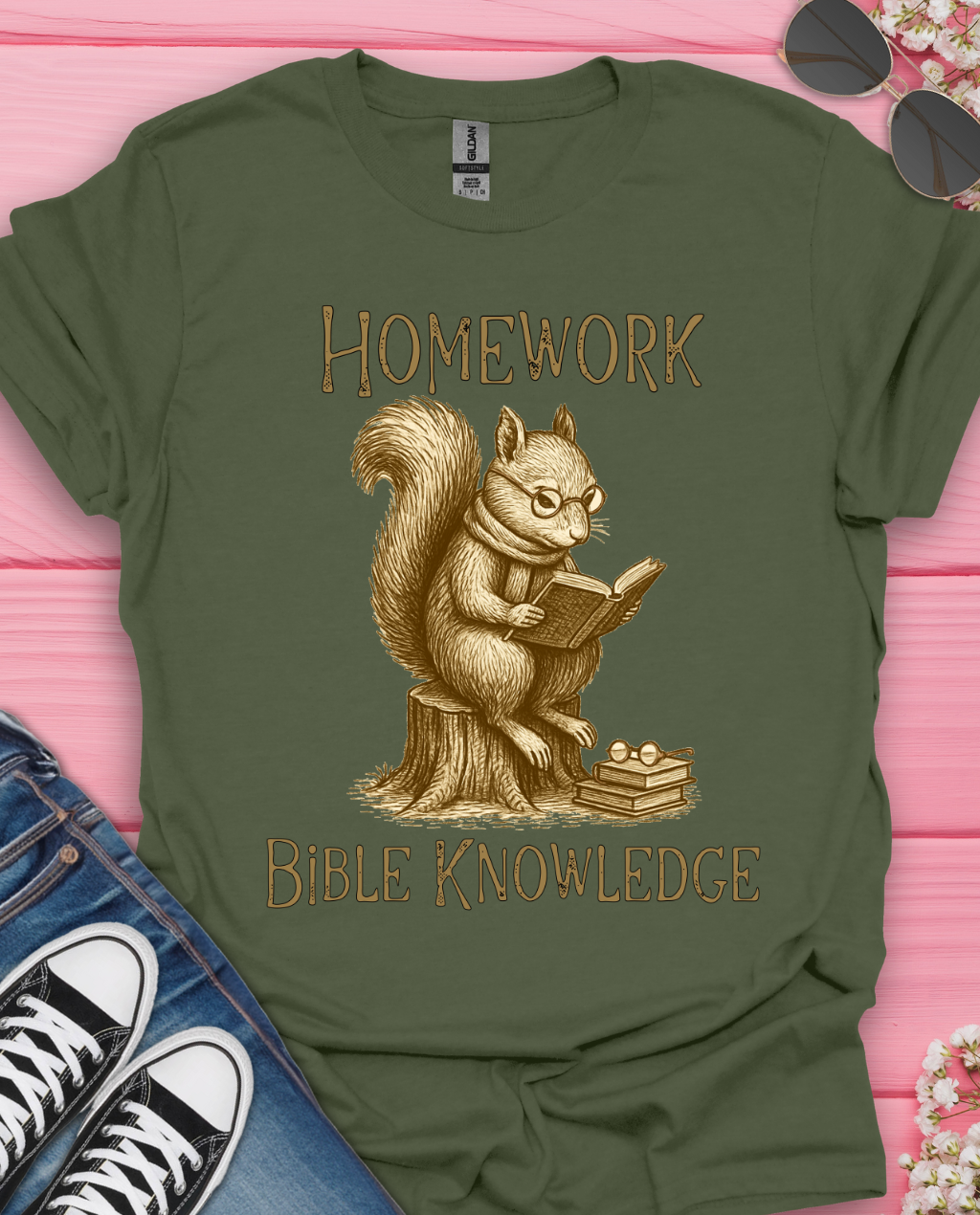 Homework Bible Knowledge T-Shirt