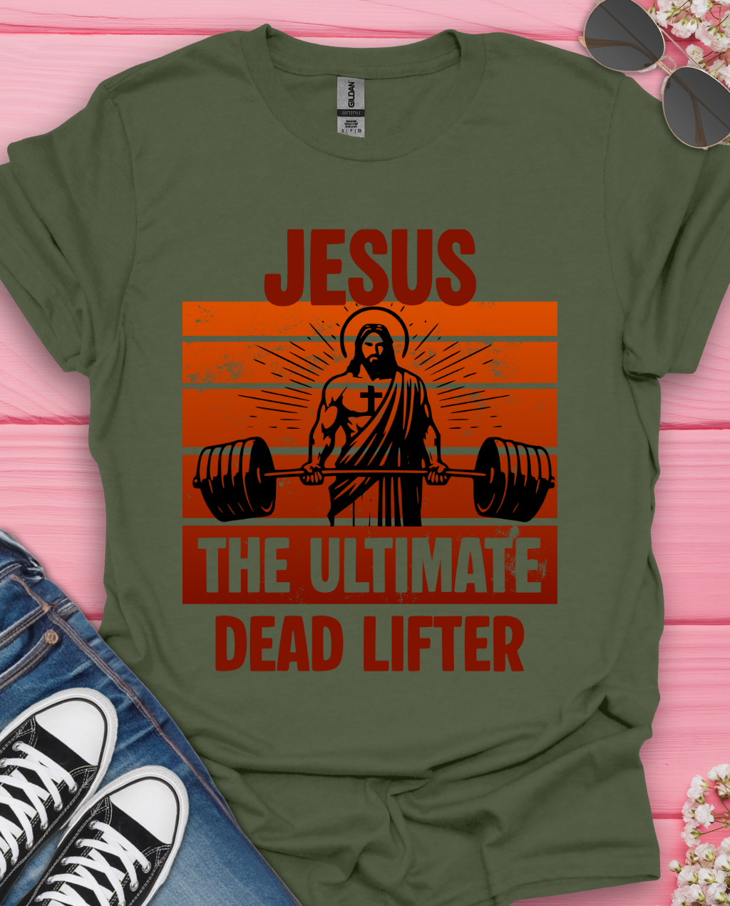 Jesus The Ultimate Deadlifter T-Shirt