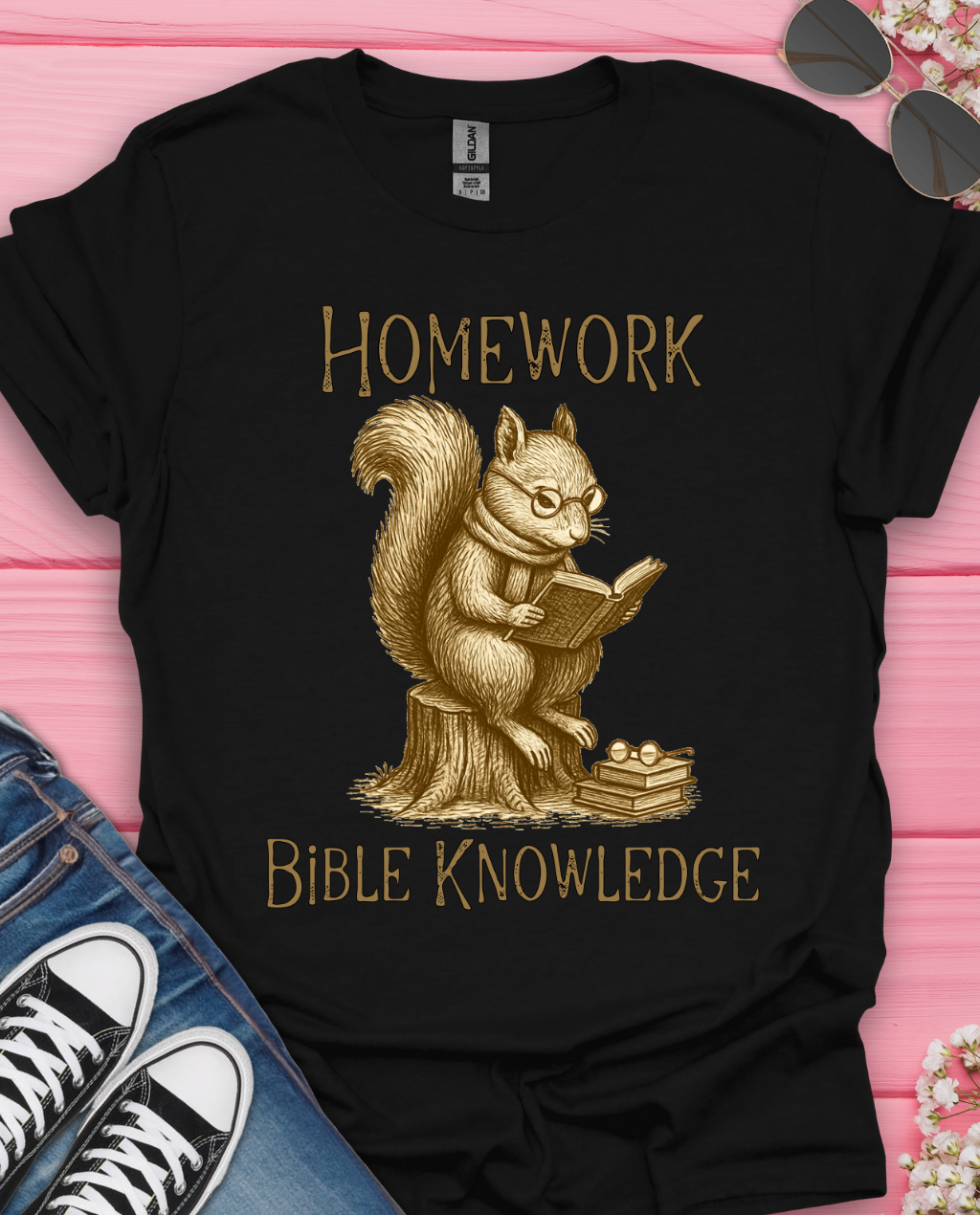 Homework Bible Knowledge T-Shirt