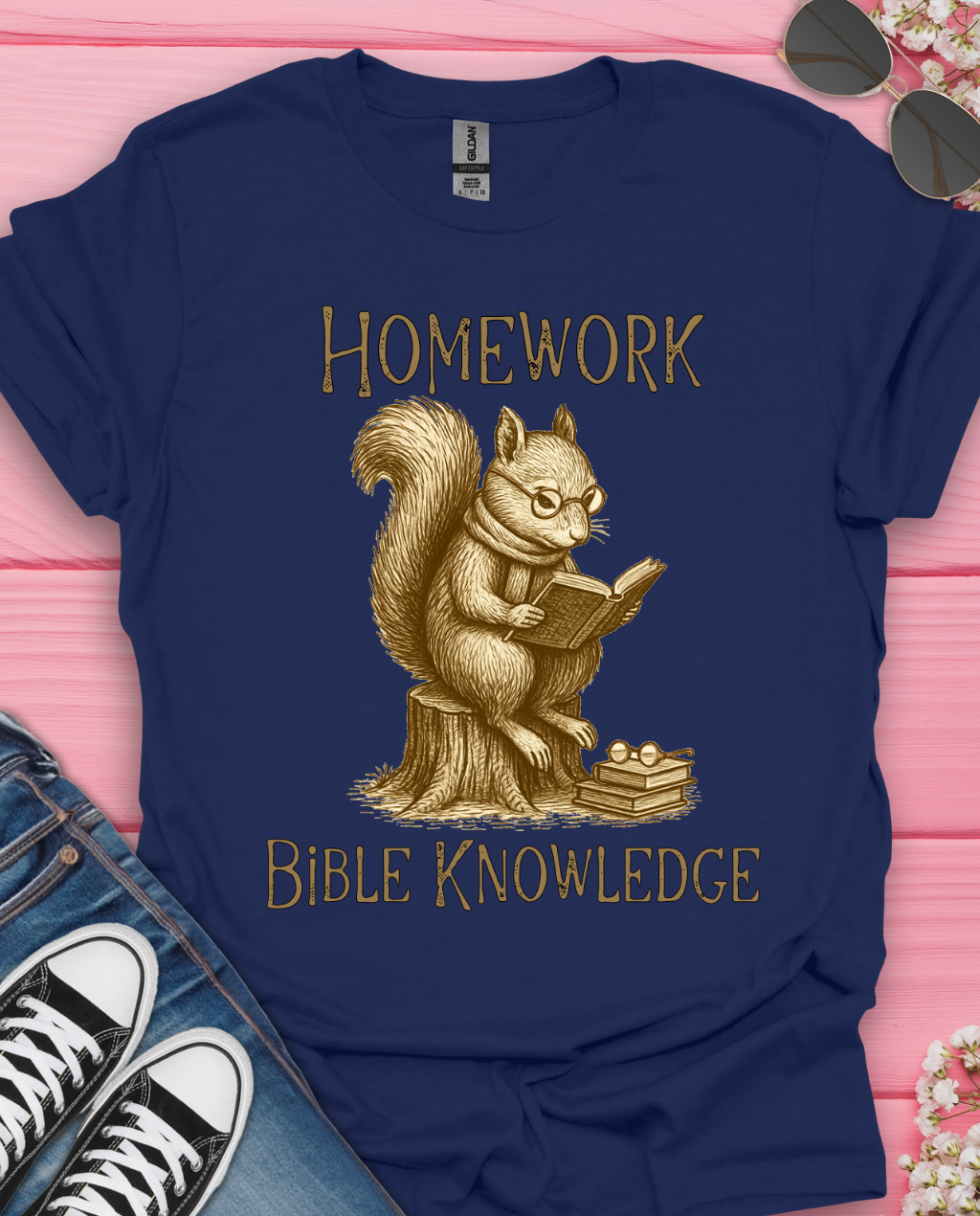 Homework Bible Knowledge T-Shirt