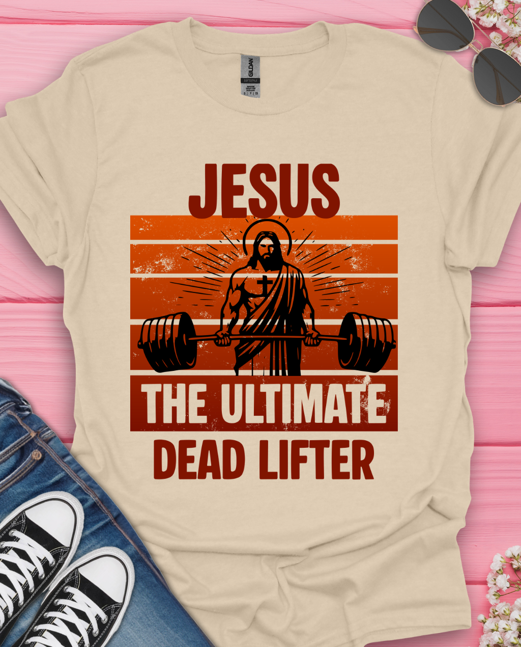 Jesus The Ultimate Deadlifter T-Shirt