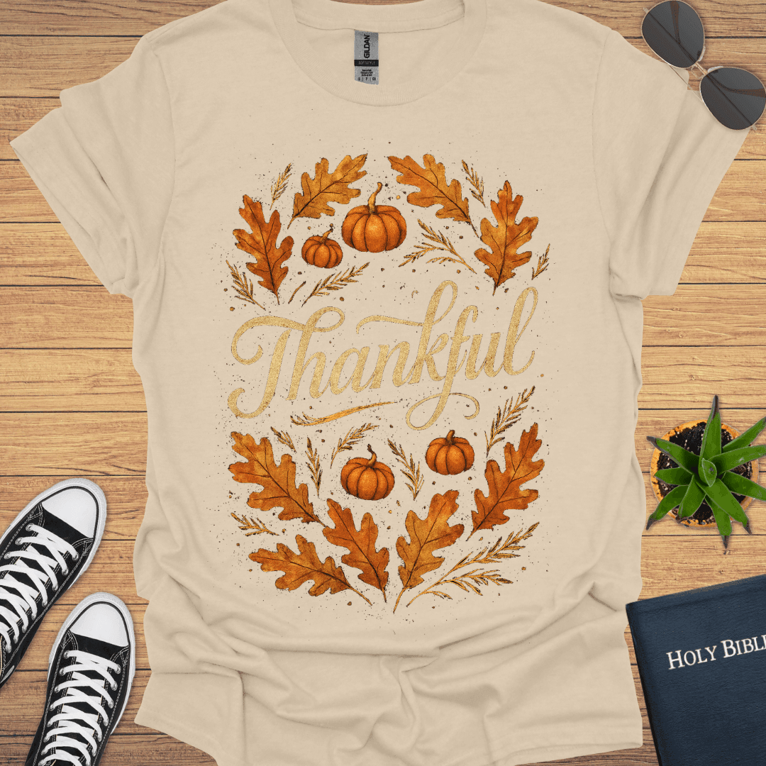Thankful Autumn T-Shirt - Christian Clothes